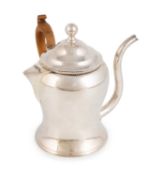 A George III old Sheffield plated argyle,
