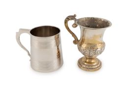 A George III silver mug,