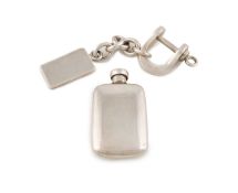 By Tiffany & Co, an American silver scent bottle,