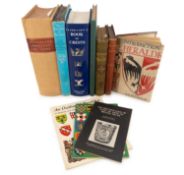 A collection of reference books on heraldry,