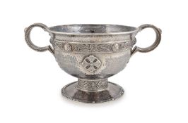 An Edwardian Scottish silver two-handled bowl,