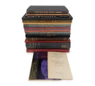 A collection of silver books relating to Cambridge University,