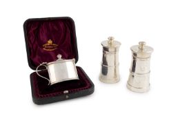 A Victorian silver mustard pot,