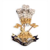 A REGIMENTAL BROOCH FOR THE PRINCE OF WALES'S VOLUNTEERS