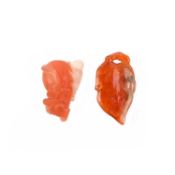 TWO SMALL CHINESE CARVINGS
