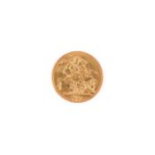 A GEORGE V GOLD SOVEREIGN, 1920