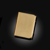CARTIER, A YELLOW GOLD AIDE-MÉMOIRE, MID 20TH CENTURY