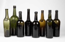 A COLLECTION OF EIGHT WINE BOTTLES