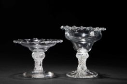 TWO SWEETMEAT GLASSES
