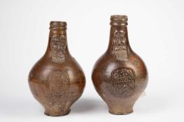 A GERMAN STONEWARE BELLARMINE OR BARTMANNSKRUG