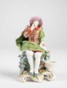 A CHELSEA FIGURE EMBLEMATIC OF WINTER