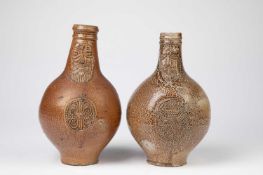 TWO GERMAN BELLARMINES OR BARTMANNSKRUG