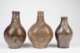 A GERMAN STONEWARE BELLARMINE OR BARTMANNSKRUG