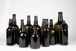 A COLLECTION OF TWELVE WINE BOTTLES