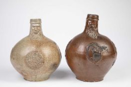 A GERMAN STONEWARE BELLARMINE OR BARTMANNSKRUG