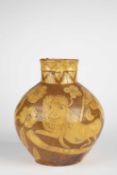 A NORTH DEVON SLIPWARE HARVEST JUG