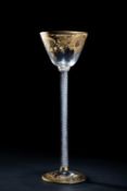 A VENETIAN HOCK GLASS