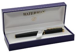A cased Waterman fountain writing pen