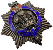 A collection of unnamed WWII medals, together with an enamelled silver Royal Masonic Institute For
