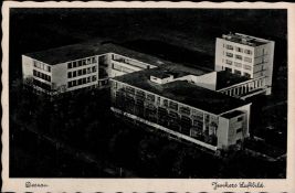 BAUHAUS - DESSAU Junkers Luftbild FZ Dessau 953 Marke entfernt I-II