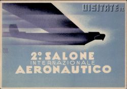 Futurismus Salone Internationale Aeronautico sign. Manlio I-II