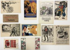 Kunstgeschichte München Künstlerfeste circa 55 Karten, Eintrittskarten u. Programme, tolle