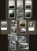 Fotographie Große Kiste mit hunderten Fotos in 19 Fotoalben Familienalben, Reisealben usw.