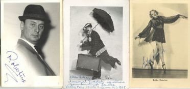 Zirkus/ Varite Album mit circa 110 Ansichtskarten u. Fotos