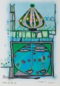 Friedensreich Hundertwasser (Wien 1928 - vor Australien 2000). Homo Humus come va.