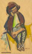 Friedrich Karl Gotsch (Pries/Kiel 1900 - Schleswig 1984). Gebet.