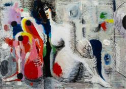 Karl Kluth (Halle/Saale 1898 - Hamburg 1972). Hockende Frau.
