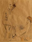 Hermann Max Pechstein (Zwickau 1881 - Berlin 1955). Zwei weibliche Akte.