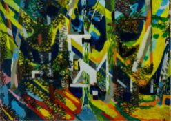 Karl Kluth (Halle/Saale 1898 - Hamburg 1972). Ruine im Wald I.