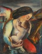 Oskar Gawell (Chawlodno 1888 - Wien 1955). Mutter und Kind.