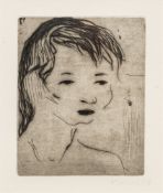 Erich Heckel (Döbeln 1883 - Radolfzell/Bodensee 1970). Jugendlicher Kopf.