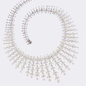 Haute Joaillerie Diamant Kaskaden Collier.