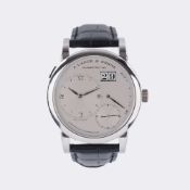 A. Lange & Söhne. Exzeptionelle Herren-Armbanduhr 'Lange 1'.