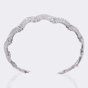 Hochkarätiges, wandelbares Art-déco Diamant Platin Diadem.