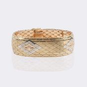 Vintage Multicolour Goldarmband.