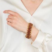 Juwelier Wilm. Vivid Citrin Vintage Armband.