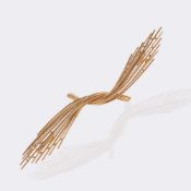 Juwelier Wilm. Vintage Brosche 'Korngarben'.