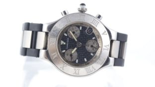 Cartier 21 Must De Cartier Quartz Chronograph Ref 2424