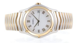 Ebel Classic Wave 18ct Yellow Gold and Stainless Steel Ref E1187F41