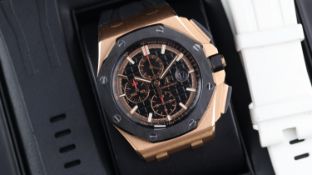 Audemars Piguet Royal Oak Offshore 18ct Pink Gold Chronograph Ref 26401RO.OO.A002CA.02