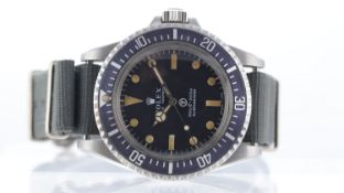 Rare Rolex Submariner 'Milsub' Royal Navy Military Diver Reference 5513 Circa 1971