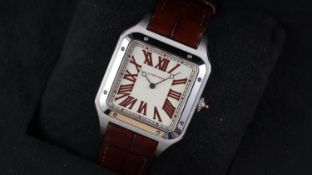 Rare Cartier Santos Dumont 950 Platinum Ref WGSA0082 Limited Edition Box and Papers 2024