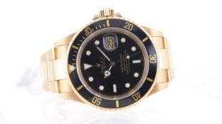 Rolex Submariner 18ct yellow gold Ref 16618 Circa 2001