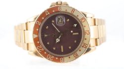 Rolex GMT Master Rootbeer 18ct yellow gold Ref 1675 Circa 1974
