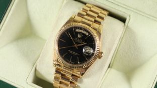 Rolex Day-Date 18ct yellow gold Ref 18038 with Box Circa 1990