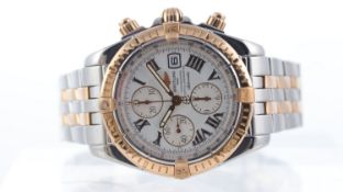 Breitling Chronomat Evolution Ref B13356 Steel and Rose Gold